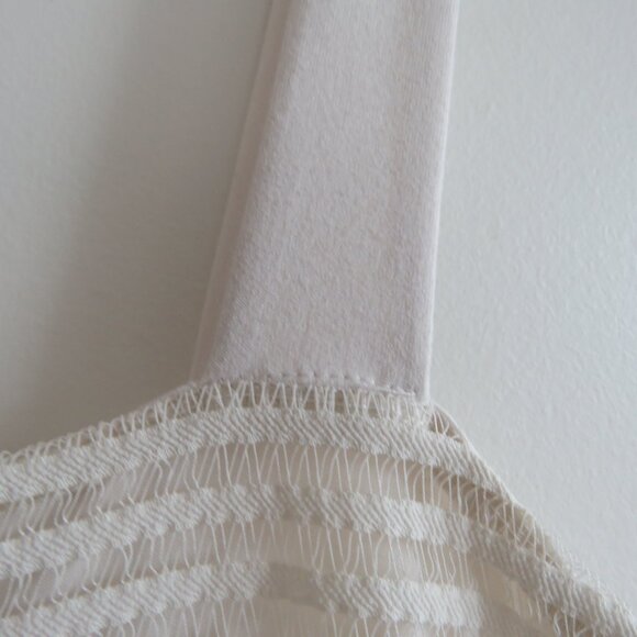 GOOD AMERICAN Sheer Mesh Midi Dress in Netural Ivory - GA Size 6 / 3XL NWT - Picture 5 of 14